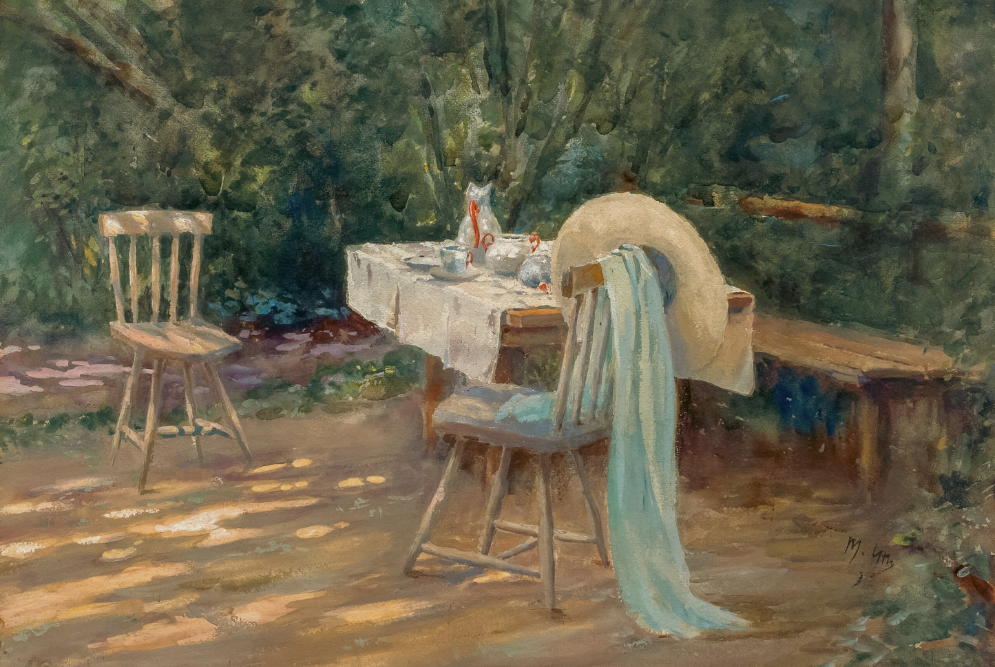 Coffee Hour In The Garden