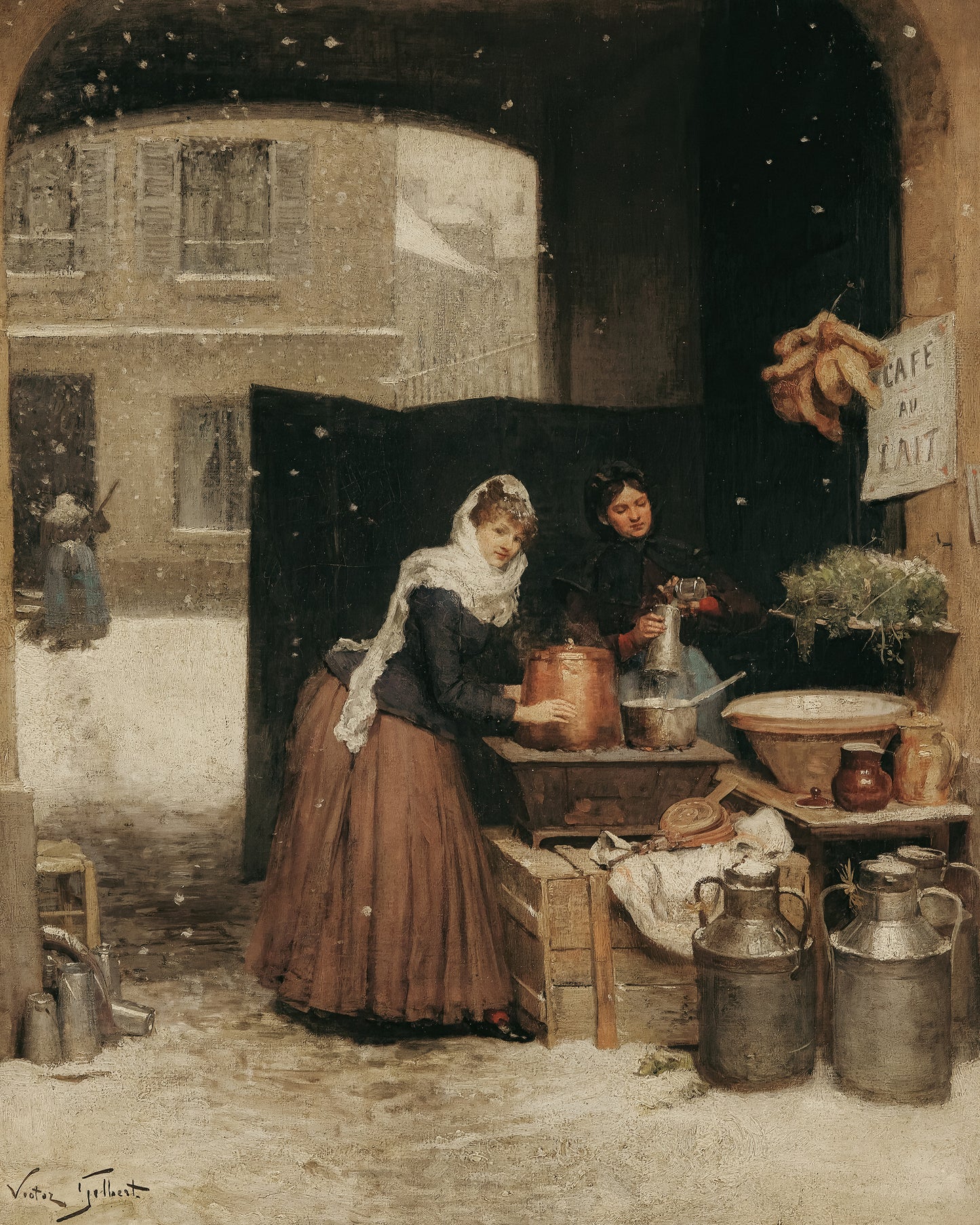 Crémière En Hiver