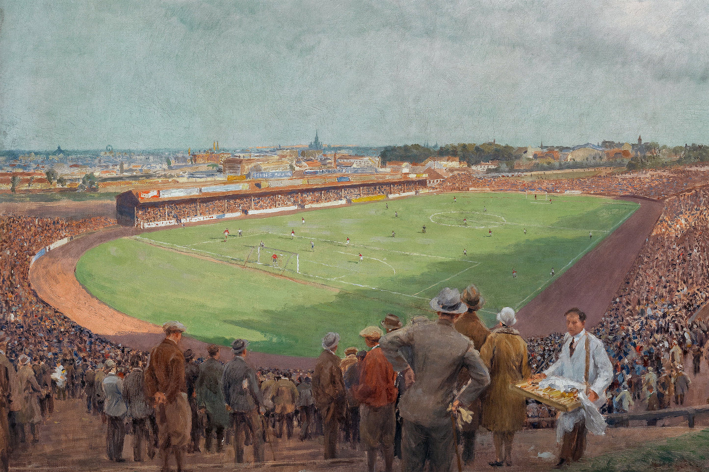 Football Match at the Hohe Warte Sports Field