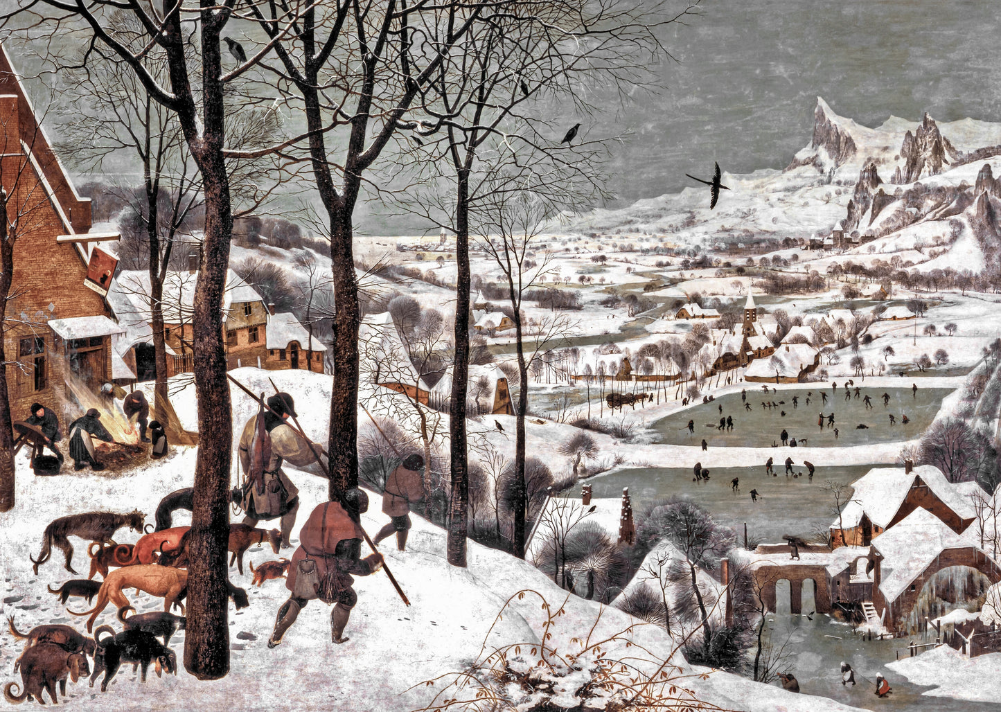 Hunters in the Snow