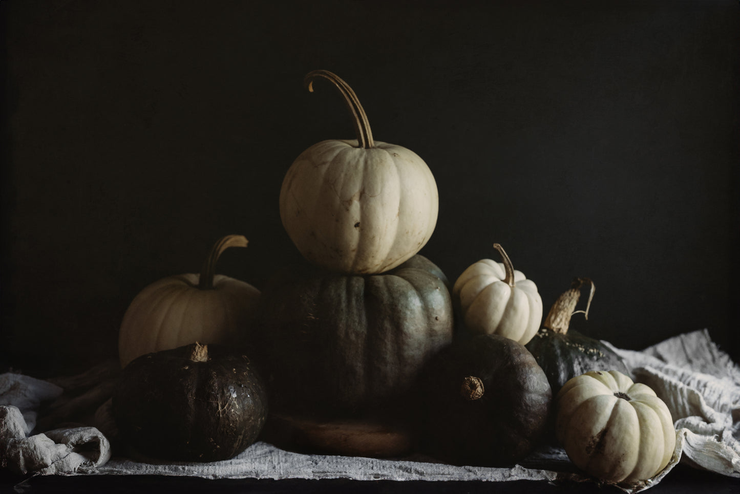 Stacked Pumpkins